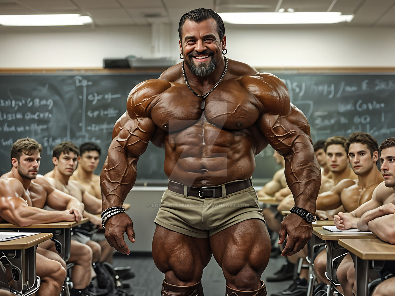 Bodybuilding Deviantart Teaching Bodybuilding 101 by lovehugemuscles on DeviantArt