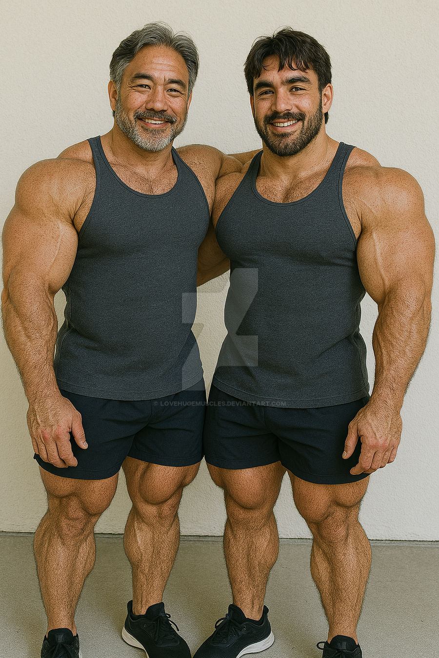 Father Bodybuilder Father and Son Bodybuilding by lovehugemuscles on DeviantArt