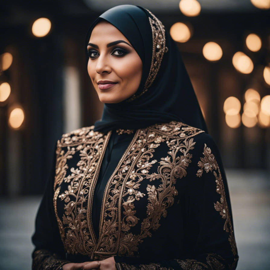 35 Yea Rold Muslim 40 Year Old Muslim Woman In A Richly Embroidered A by usneoides on ...