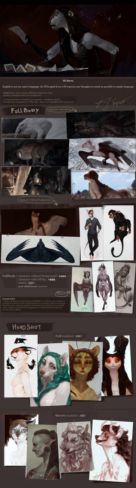 Commissions \ OPEN by REYKAT Commissions \ OPEN by REYKAT