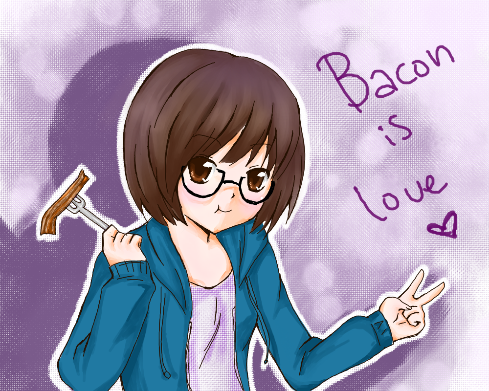 bacon girl by miloeshermoso on DeviantArt