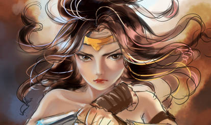 Wonder Woman closeup
