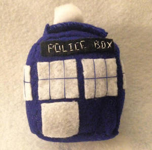 TARDIS cube plushie