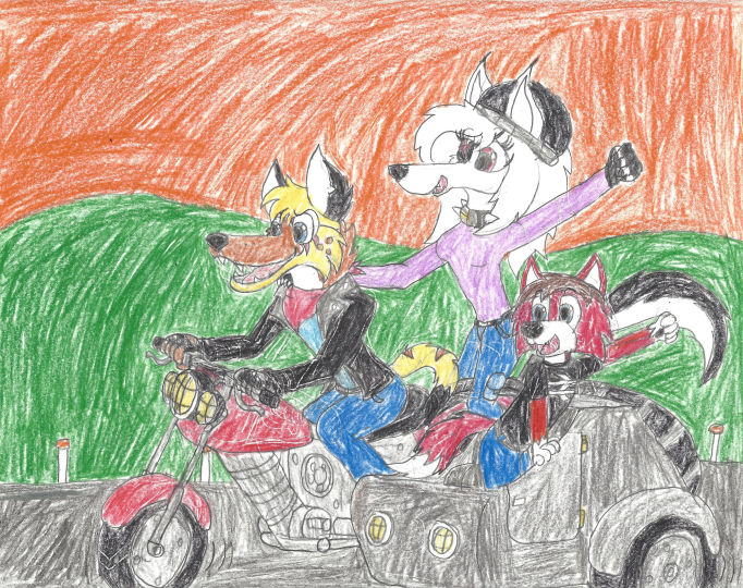 Evening motorcycle ride by Sabertooth3 on DeviantArt