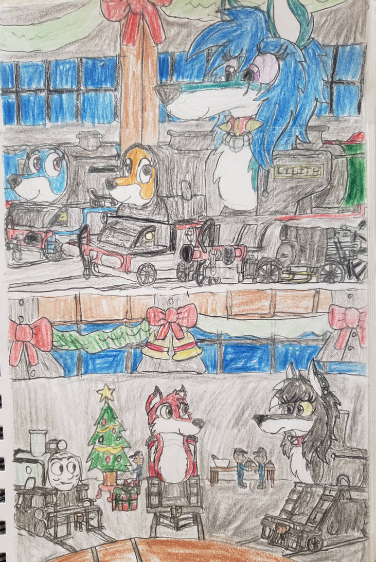 Sabertooth3 Deviantart Engine Roundhouse Christmas party by Sabertooth3 on DeviantArt