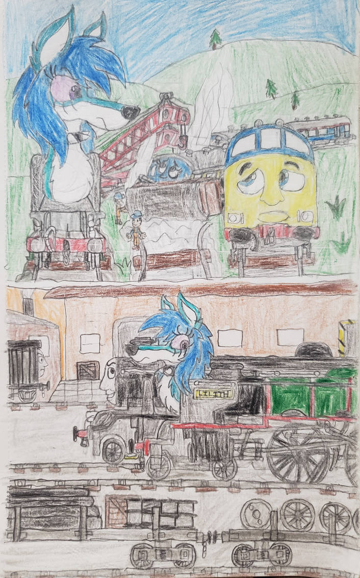 Sabertooth3 Deviantart Engine Trouble on the track by Sabertooth3 on DeviantArt