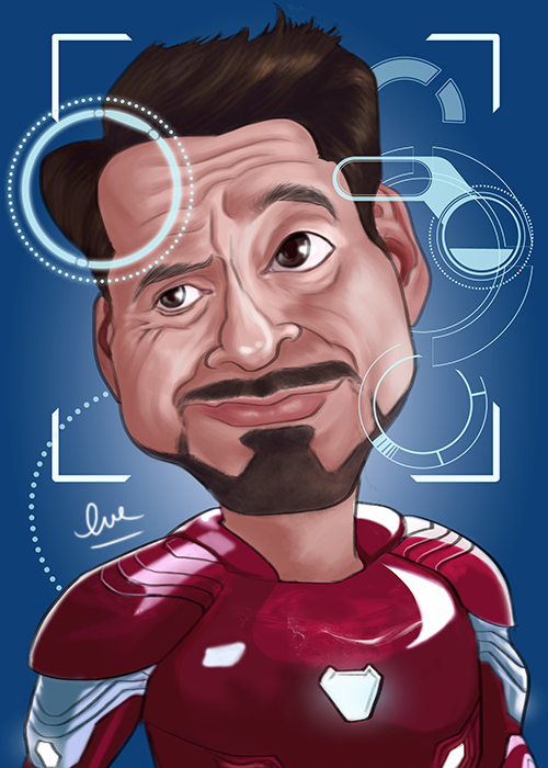 Tony Stark - Iron Man caricature by quenguyen on DeviantArt Tony Stark - Iron Man caricature by quenguyen on DeviantArt