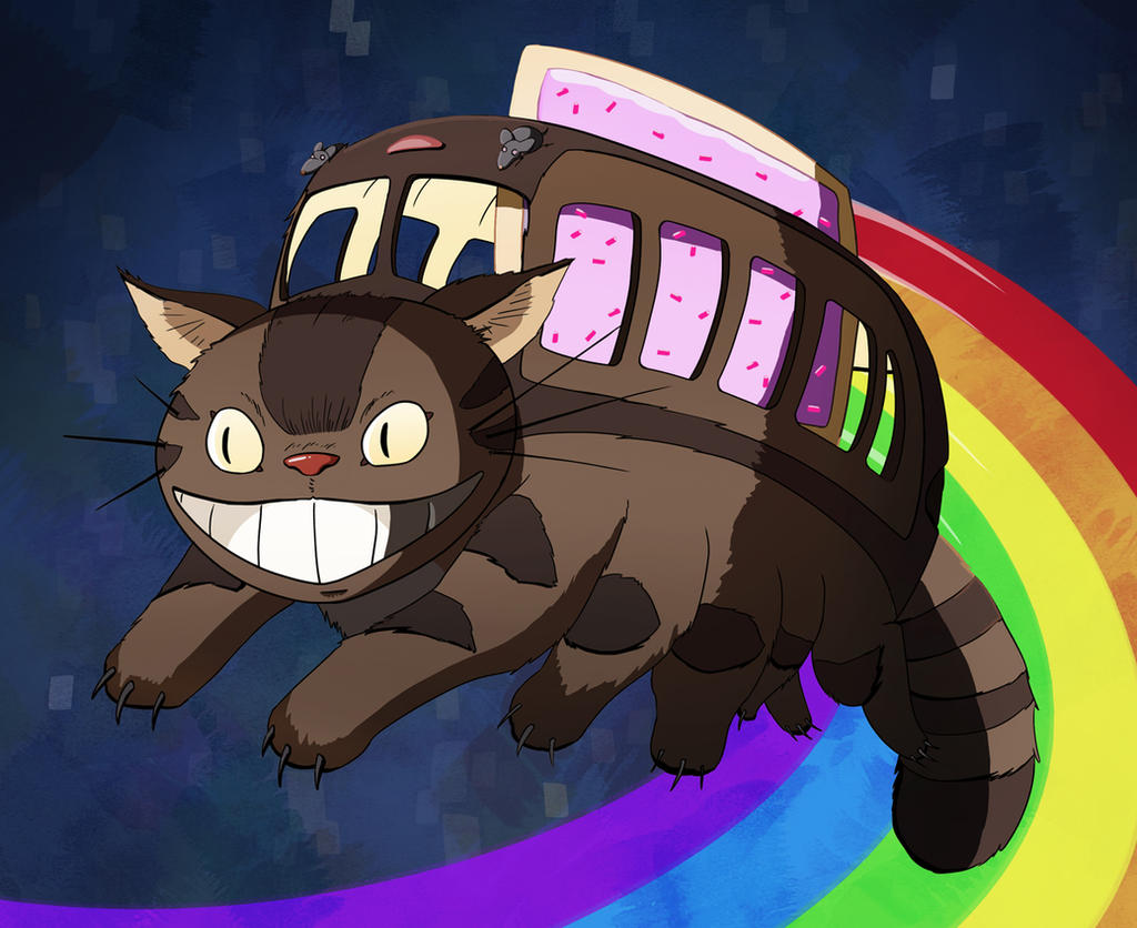 Nyan Catbus By Pandazoic On Deviantart - nyan cat roblox games