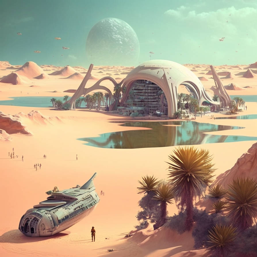 Alien Beach Resort by Sybrsean on DeviantArt