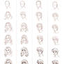 How I draw faces