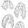 Some curly hair references