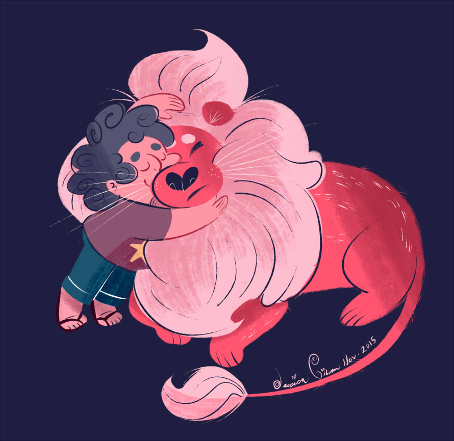 Lion Hug
