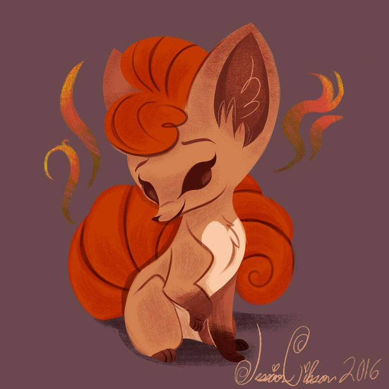 Vulpix by JessieDrawz on DeviantArt