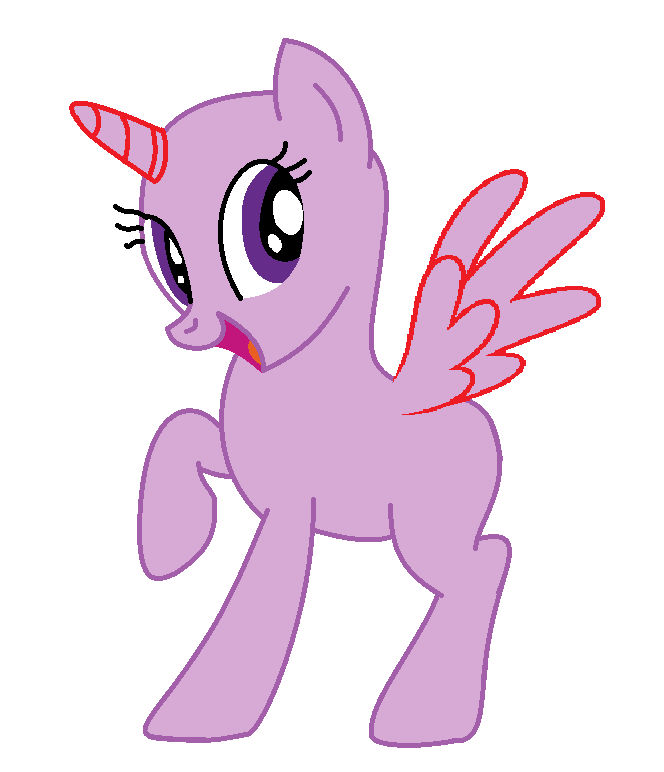 First Mlp Base (Ms Paint Friendly) by NaomiTheTomboy123 on DeviantArt