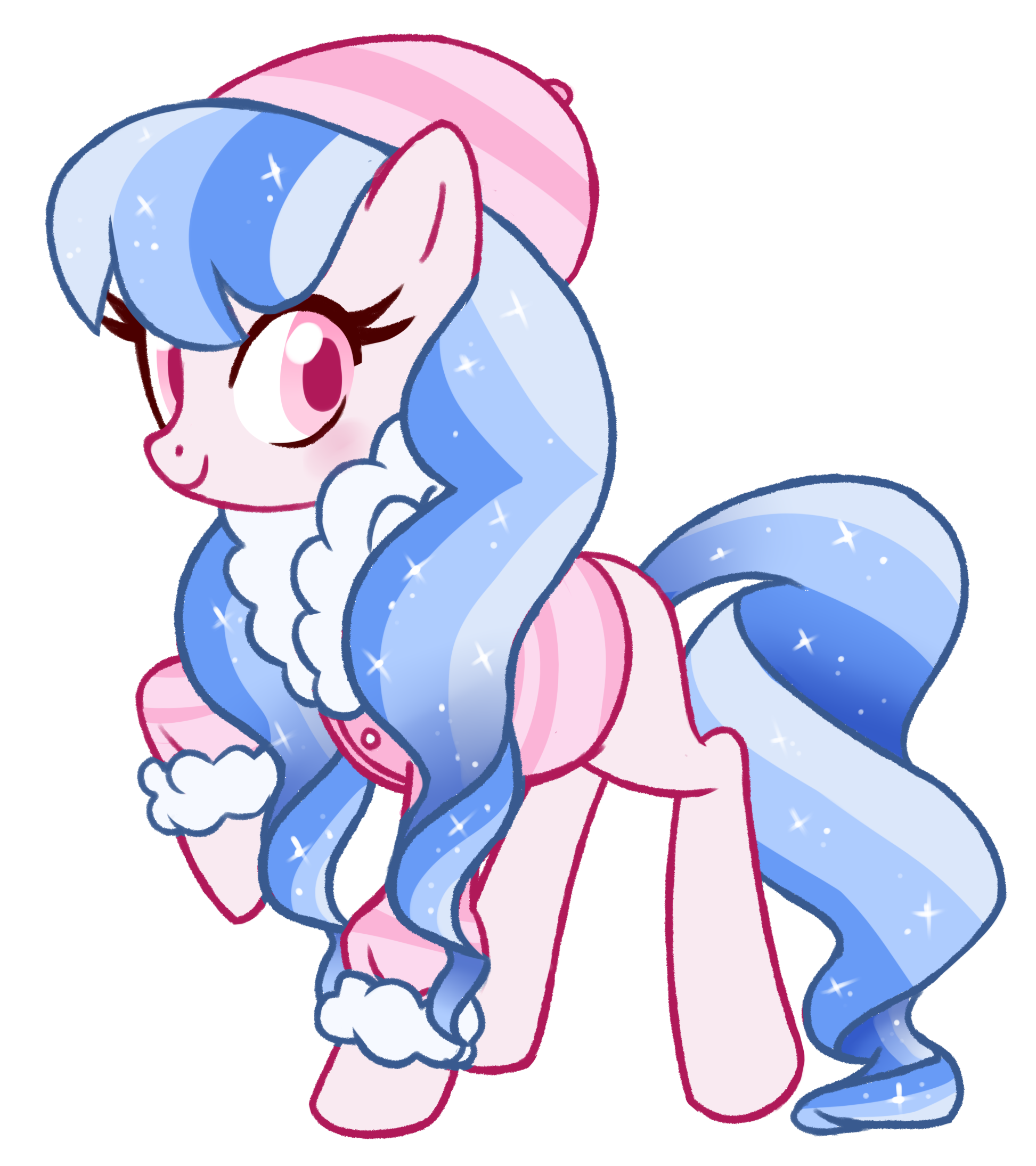 500p/$5 ADOPTABLE Winter Pony (Closed)