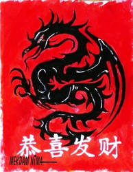 Gong Xi Fa Cai - Happy Chinese New Year - Dragon L