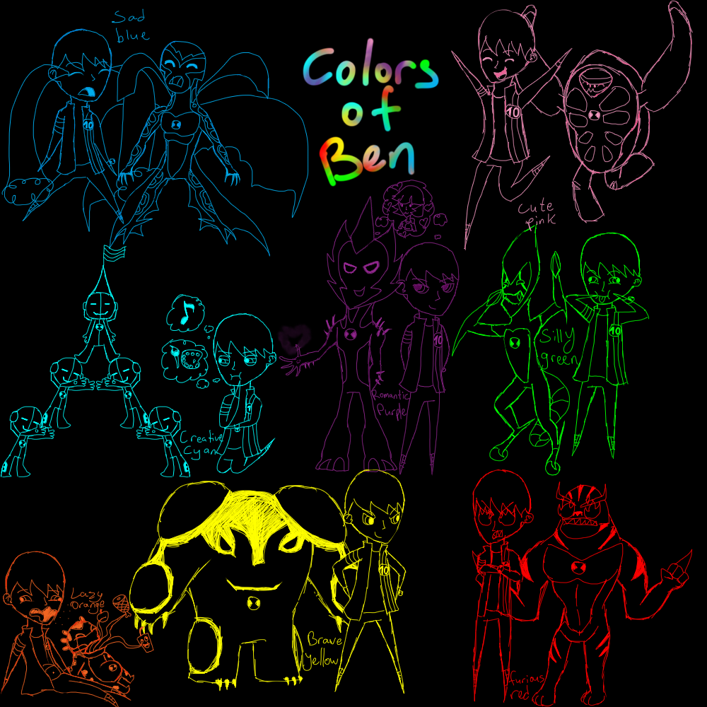 Colors Of Ben by 10Bendog on DeviantArt