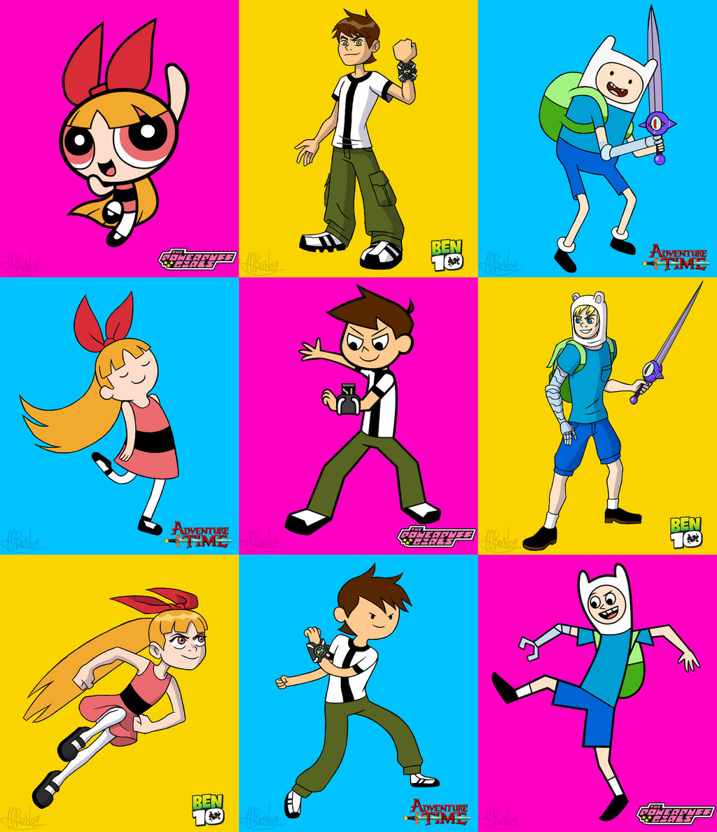 Cartoon Network Big Three Art Style Swap by 10Bendog on DeviantArt