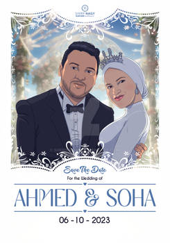 Ahmed and Soha Wedding Poster