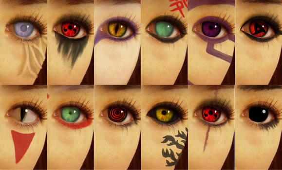 Naruto Eyes-Group Shot