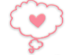 Nube de corazon png