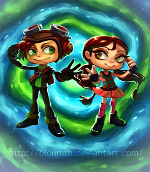 Psychonauts:Razputin and Lili