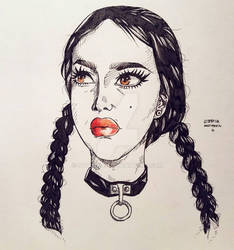 Inktober Day 16: Adore Delano