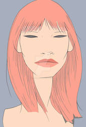 anna karina pink hair WIP