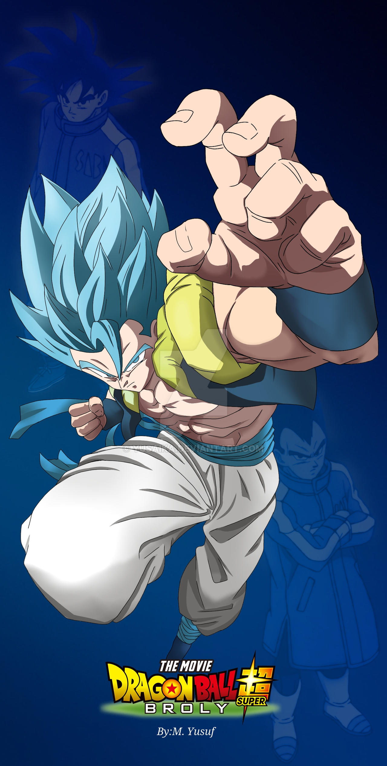 Blue Gogeta - Blue Gogeta Ssj Dragon Ball Super Broly - Posters