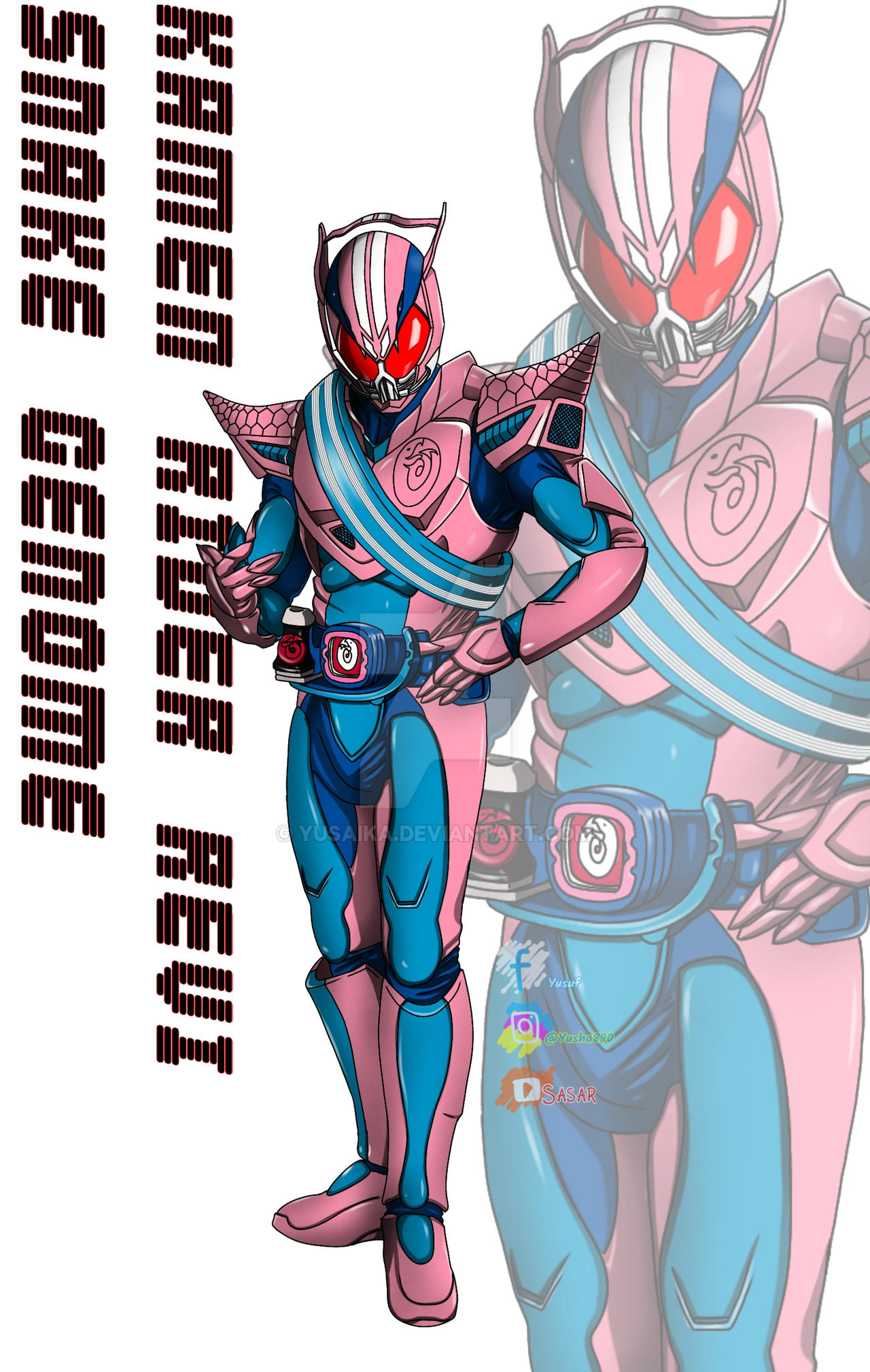 Kamen rider revi snake genome by Yusaika on DeviantArt