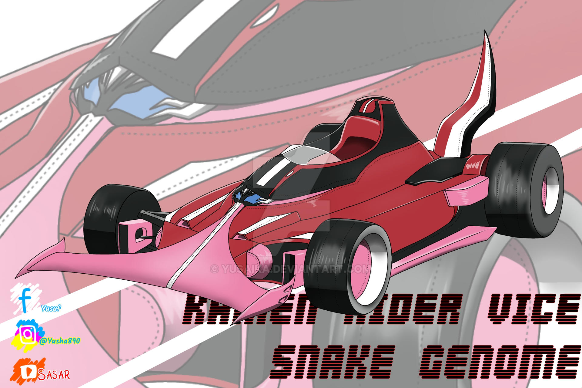 Kamen rider vice snake genome by Yusaika on DeviantArt
