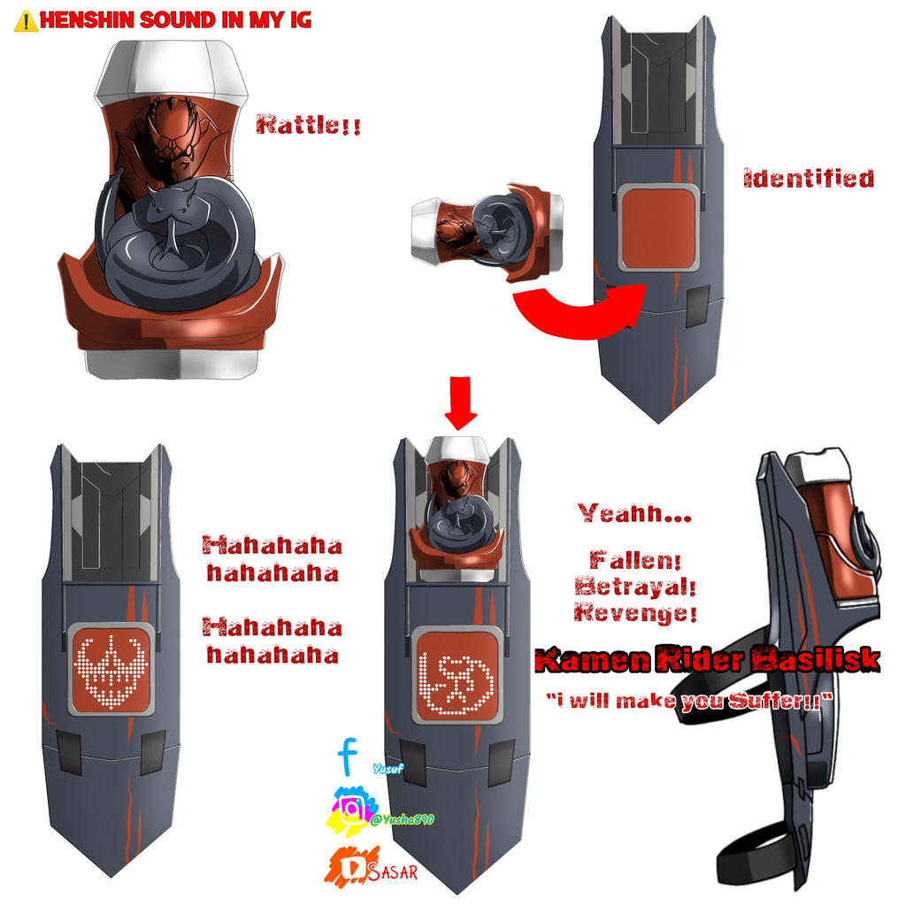 Basilisk Rider Kamen rider Basilisk driver and sound by Yusaika on DeviantArt