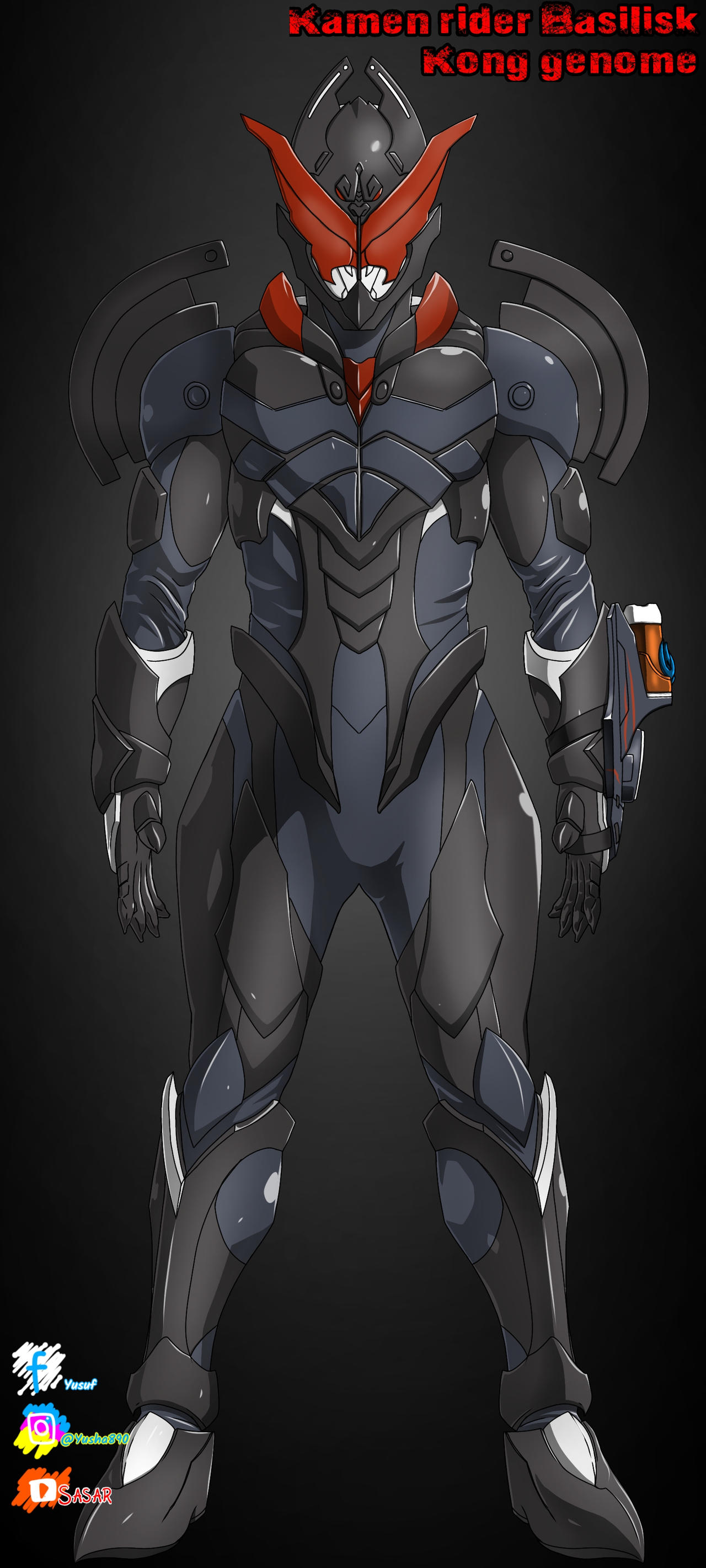 Basilisk Rider Kamen rider Basilisk kong genome by Yusaika on DeviantArt