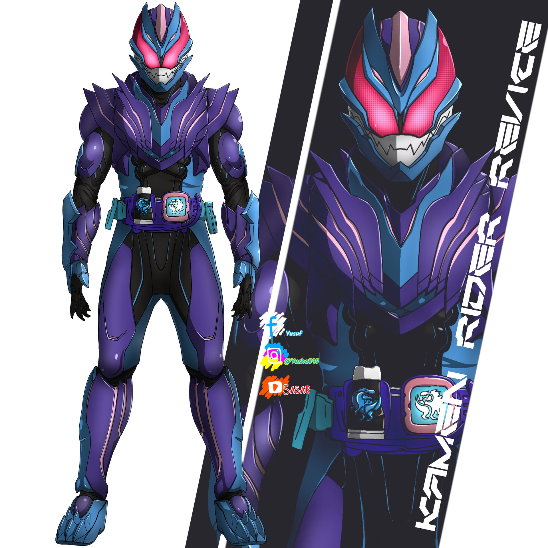 Kamen rider revice final form Hybrid Rex by Yusaika on DeviantArt