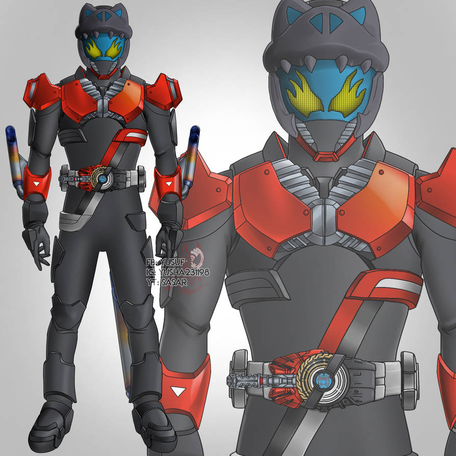 Kamen rider Vice Boost Raise buckle by Yusaika on DeviantArt