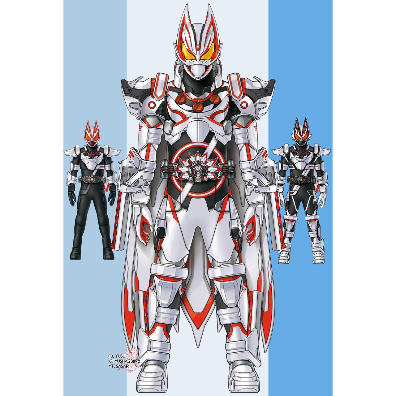 Keman Rider Post Kamen rider Geats IX Magnum version by Yusaika on DeviantArt