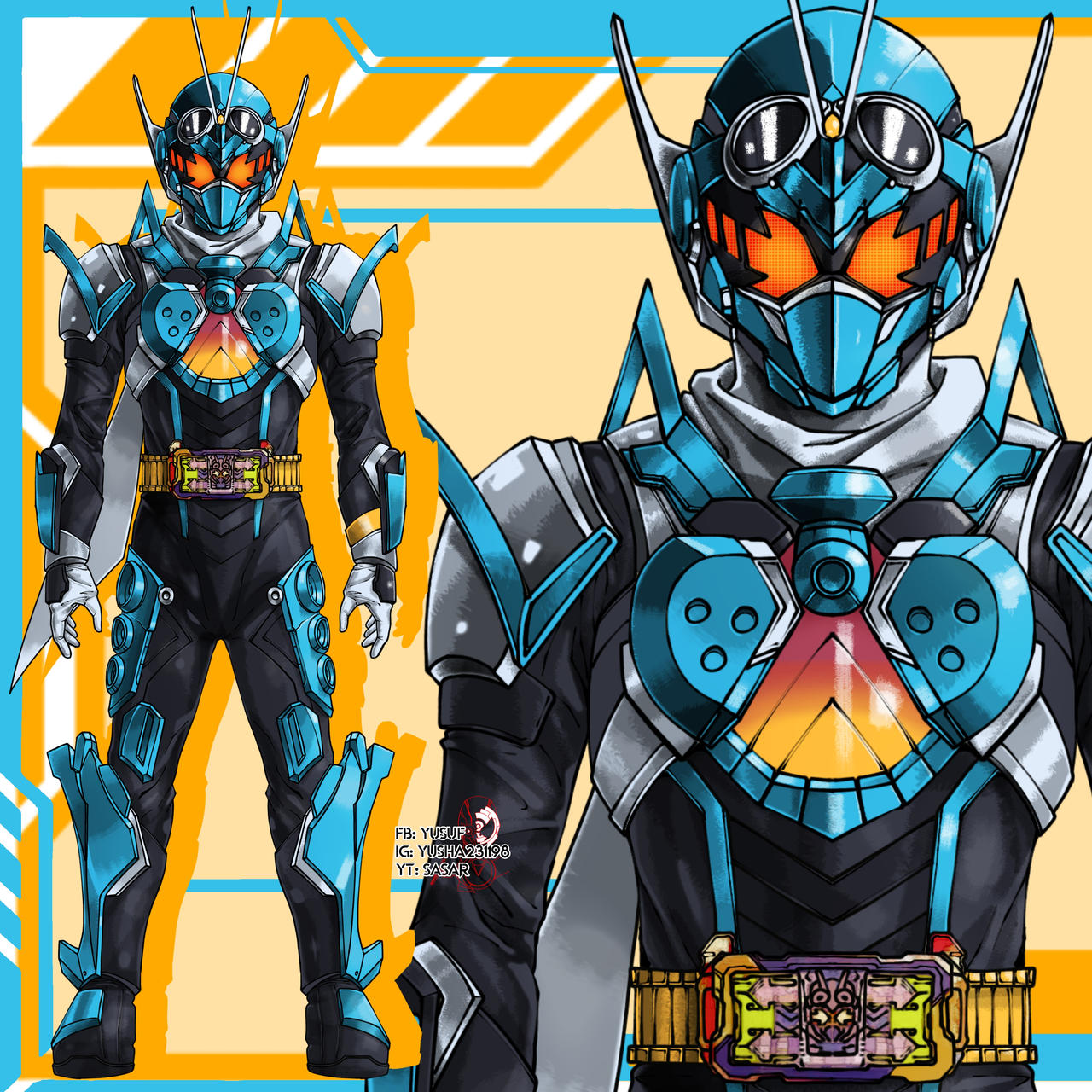 Kamen rider Gotchard by Yusaika on DeviantArt