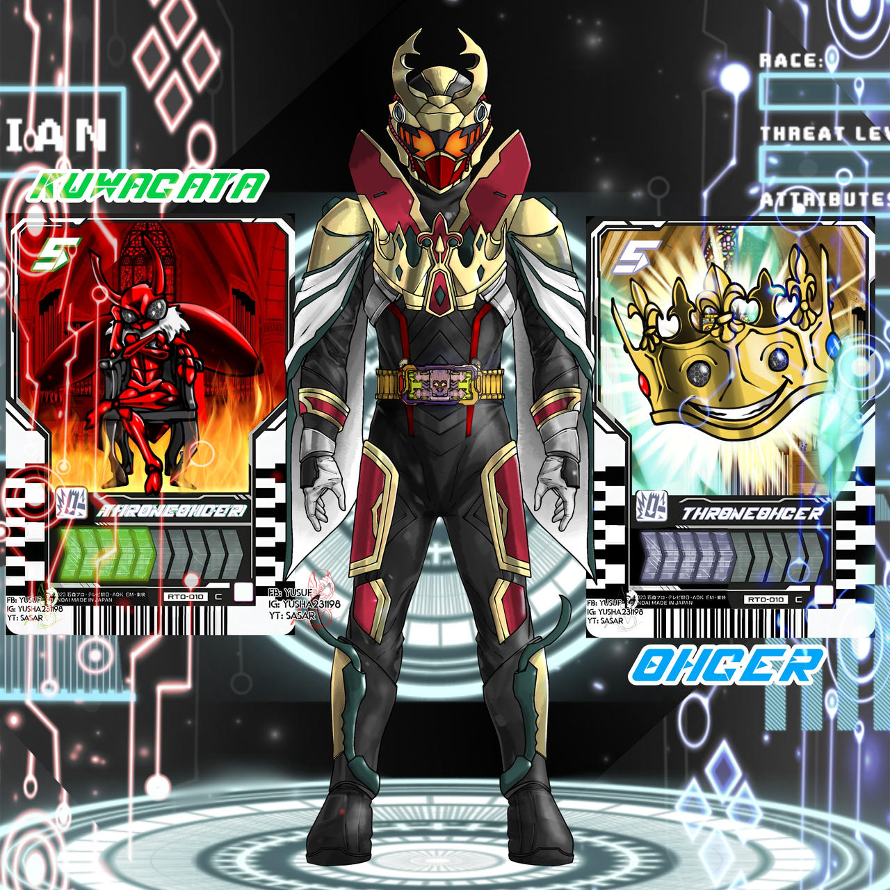 Hamem Rider Kamen rider Gotchard : Kuwagata Ohger by Yusaika on DeviantArt