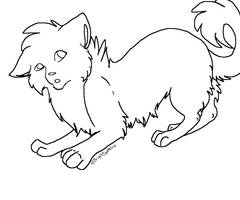 ._-Cat Lineart-_.