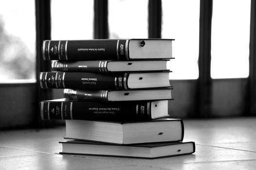 books in black and white 2