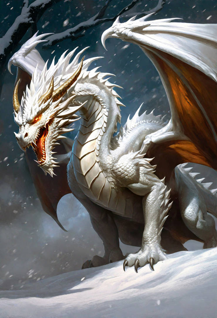 Snow Dragon by JSP3Dart on DeviantArt