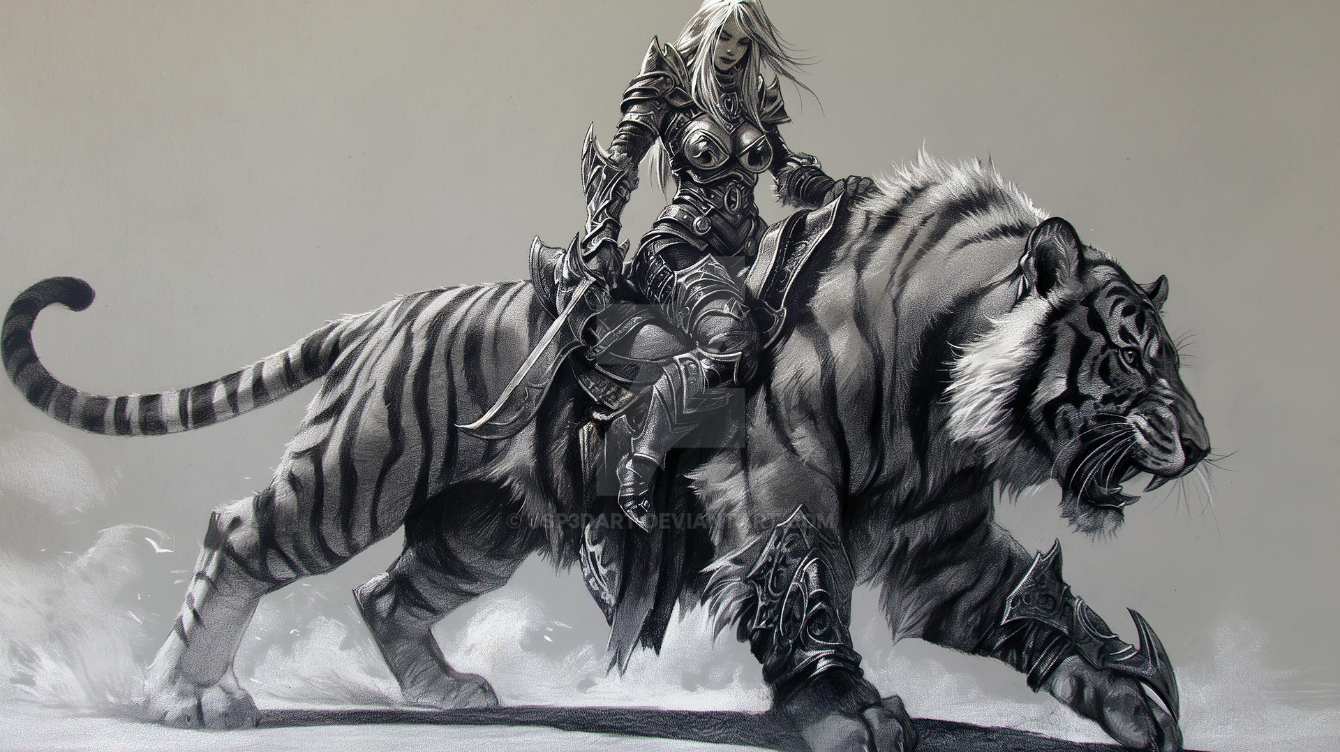 Tiger Rider by JSP3Dart on DeviantArt