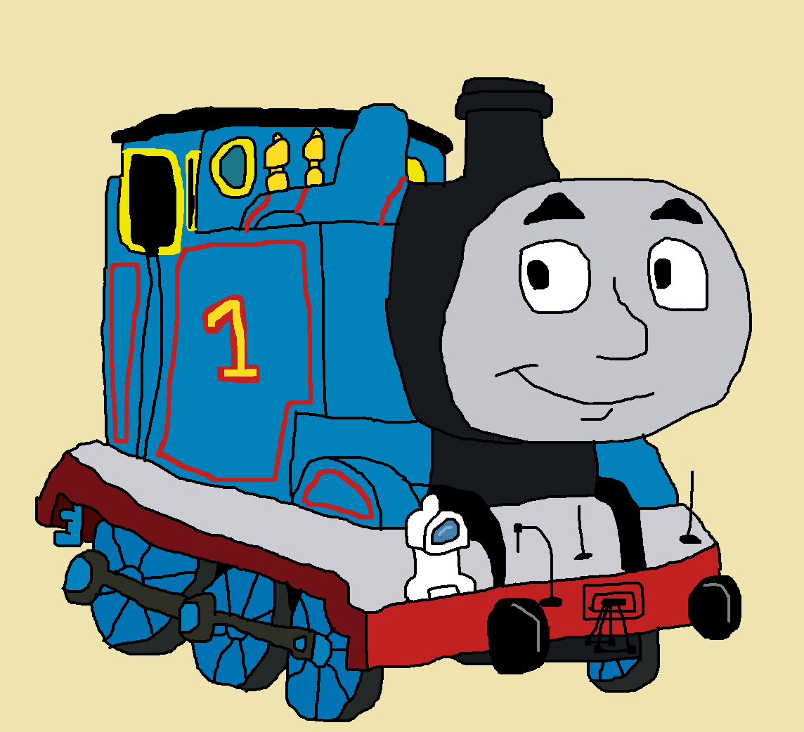 Less Detailed Thomas Thomas the Tank Engine Drawing for BiggerKid by MexicoFox2010 on DeviantArt