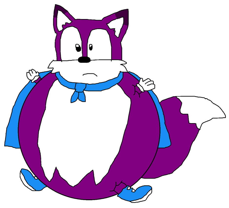 Lucky the Fox Grape Inflation by MexicoFox2010 on DeviantArt