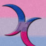 Bisexual Pride Crescent Moons