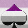 Asexual Pride Spade Symbol