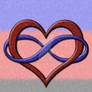 Polyamorous Pride Infinity Heart