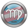 Virgo - Transgender Pride  Button