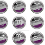 Asexual Pride Zodiac Symbols