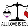 All Love is Equal with Asexual Heart